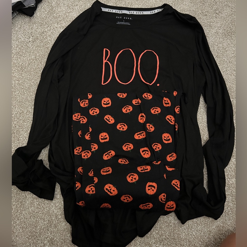 Rae Dunn Halloween pajama set